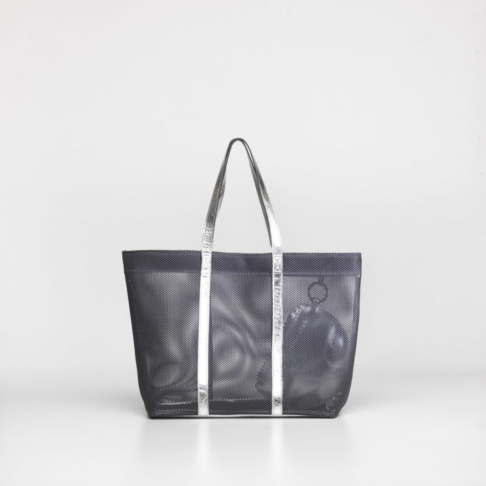 Biagio Mesh Tote Silver - Image 6