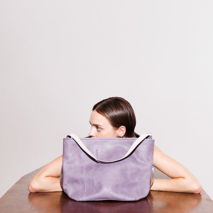 Everyday soft tote bag - mauve