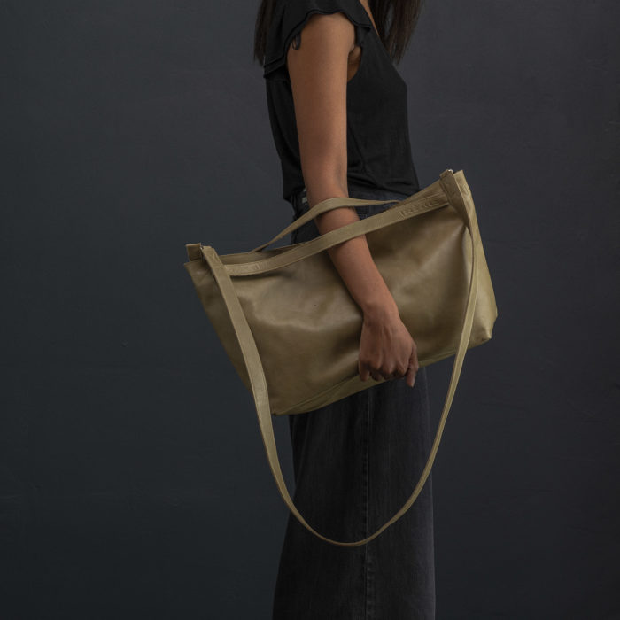 Biagio Olive Tote Bag