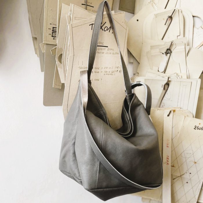 Everyday soft tote bag - Grey - Image 2