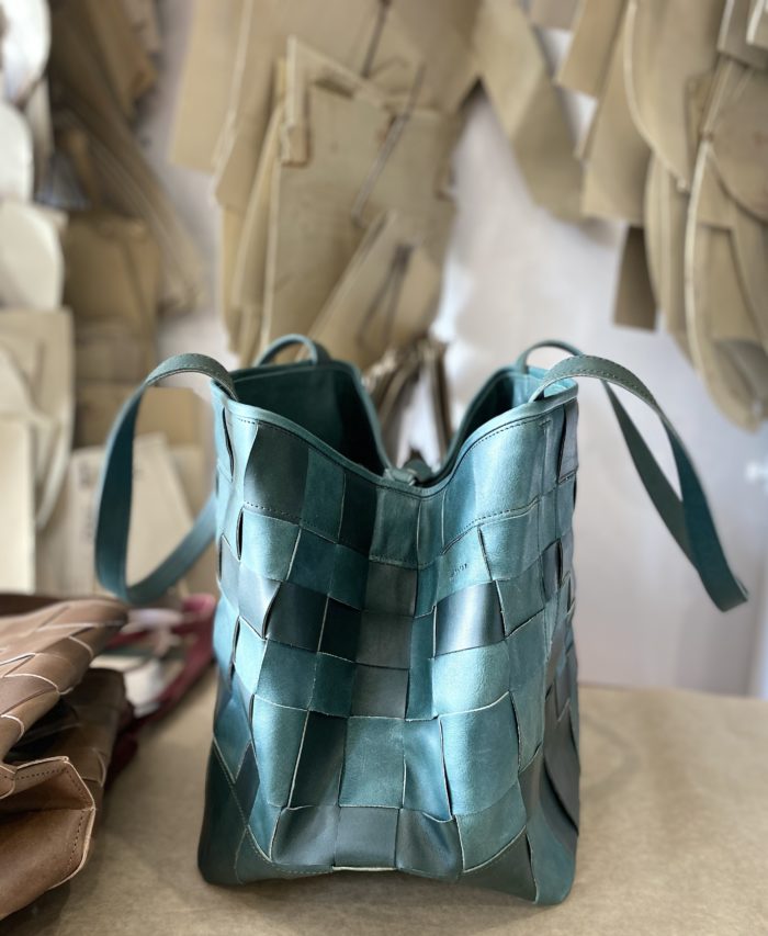 Upcycled woven everyday bag - Image 4