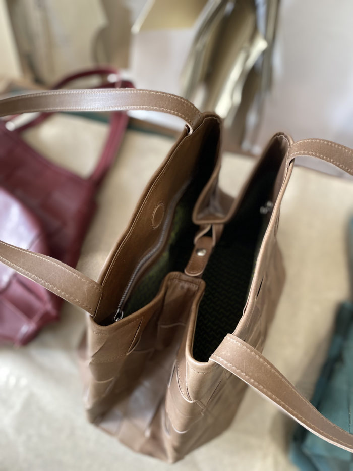 Upcycled woven everyday bag - Image 4
